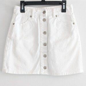 Forever 21  Denim buttoned mini skirt